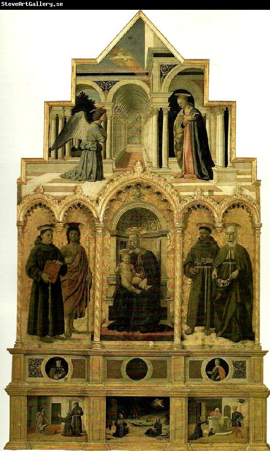 Piero della Francesca polyptych of saint anthony